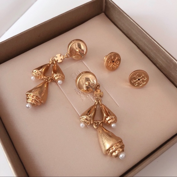 ToryBurch Poetry Of Things Pearl Earring - Picture 4 of 8